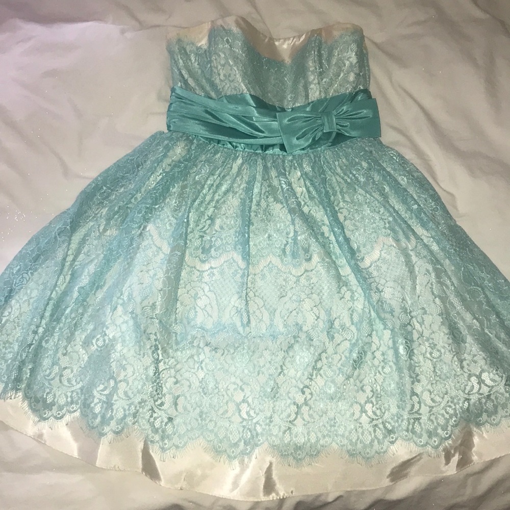 Strapless Betsy Johnson dress